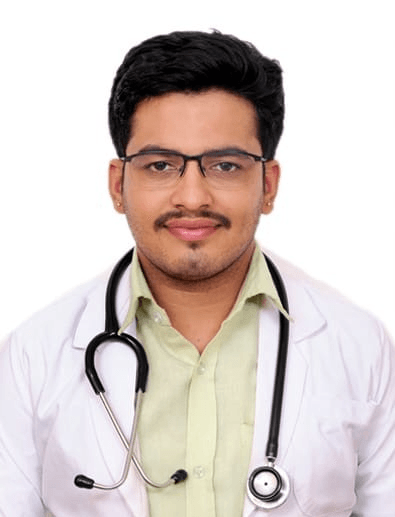 Ayurvedic Physician Dr. Ashwath Narayan conducting diagnostics